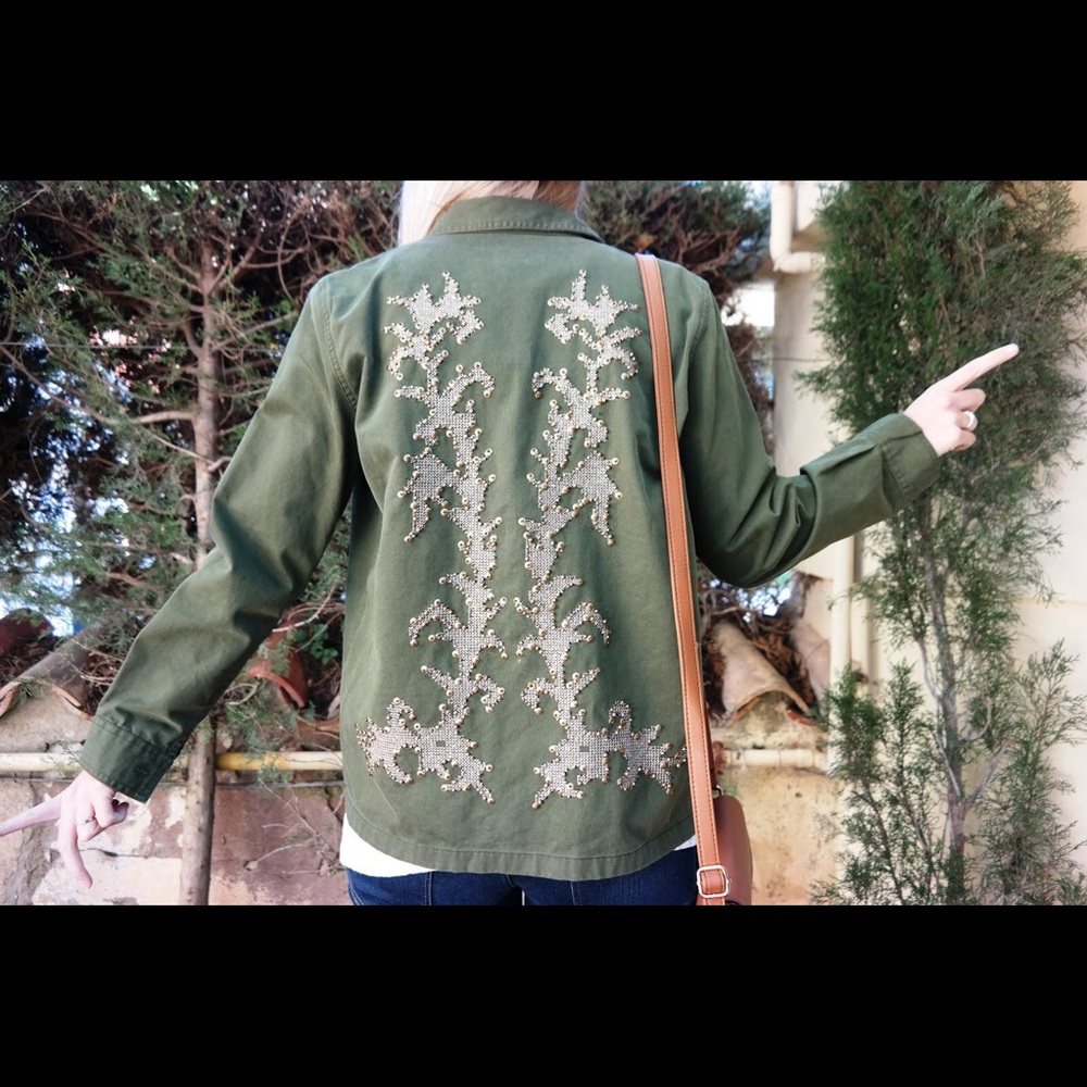 EUC Zara Embellished jacket